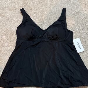 Swimsuits For All Black Swim top